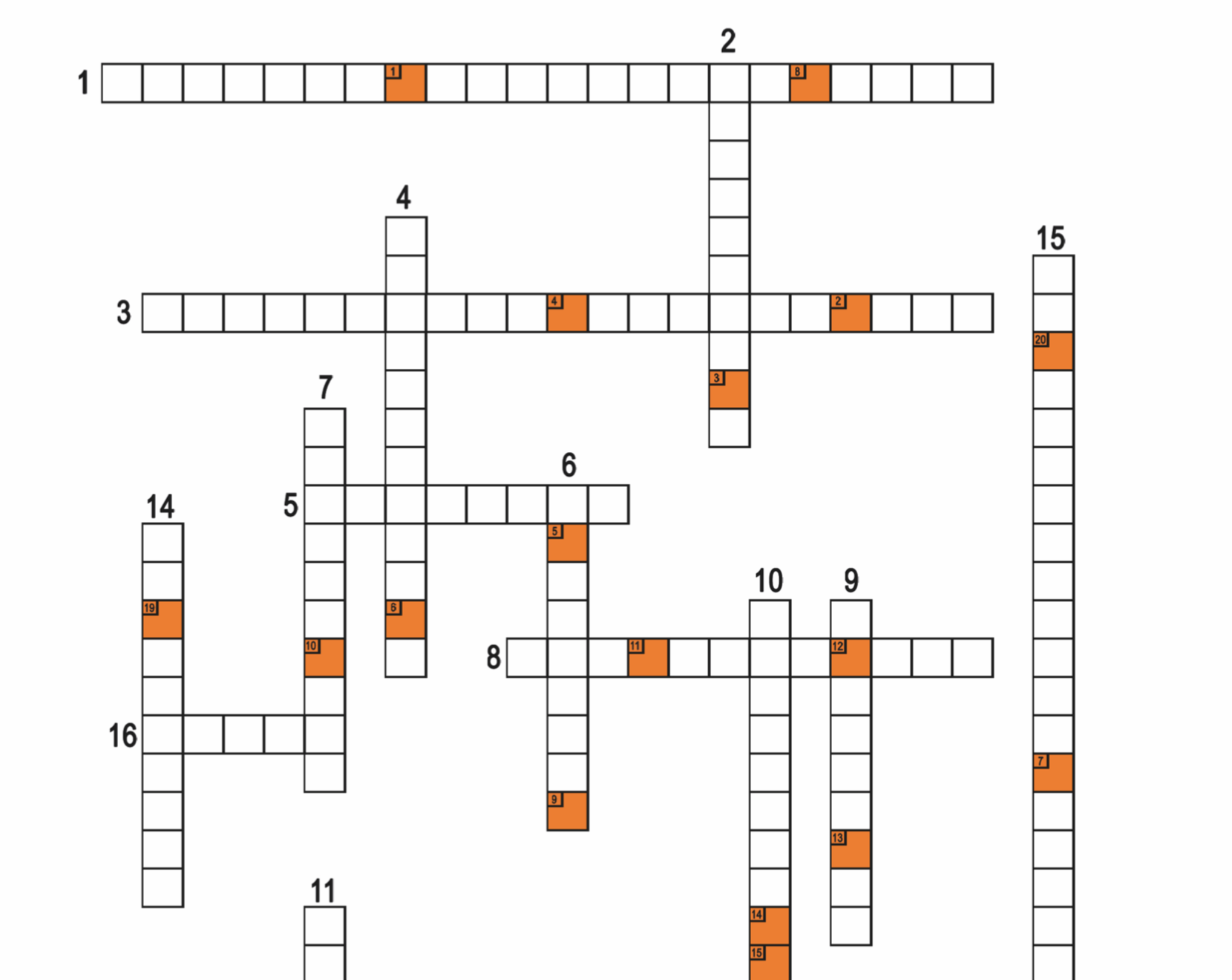 Spiksplinternieuw Het Oranje Kruiswoordpuzzel QR-13
